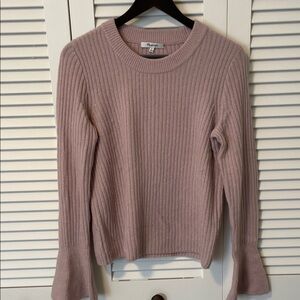Madewell Pink Ribbed Sweater